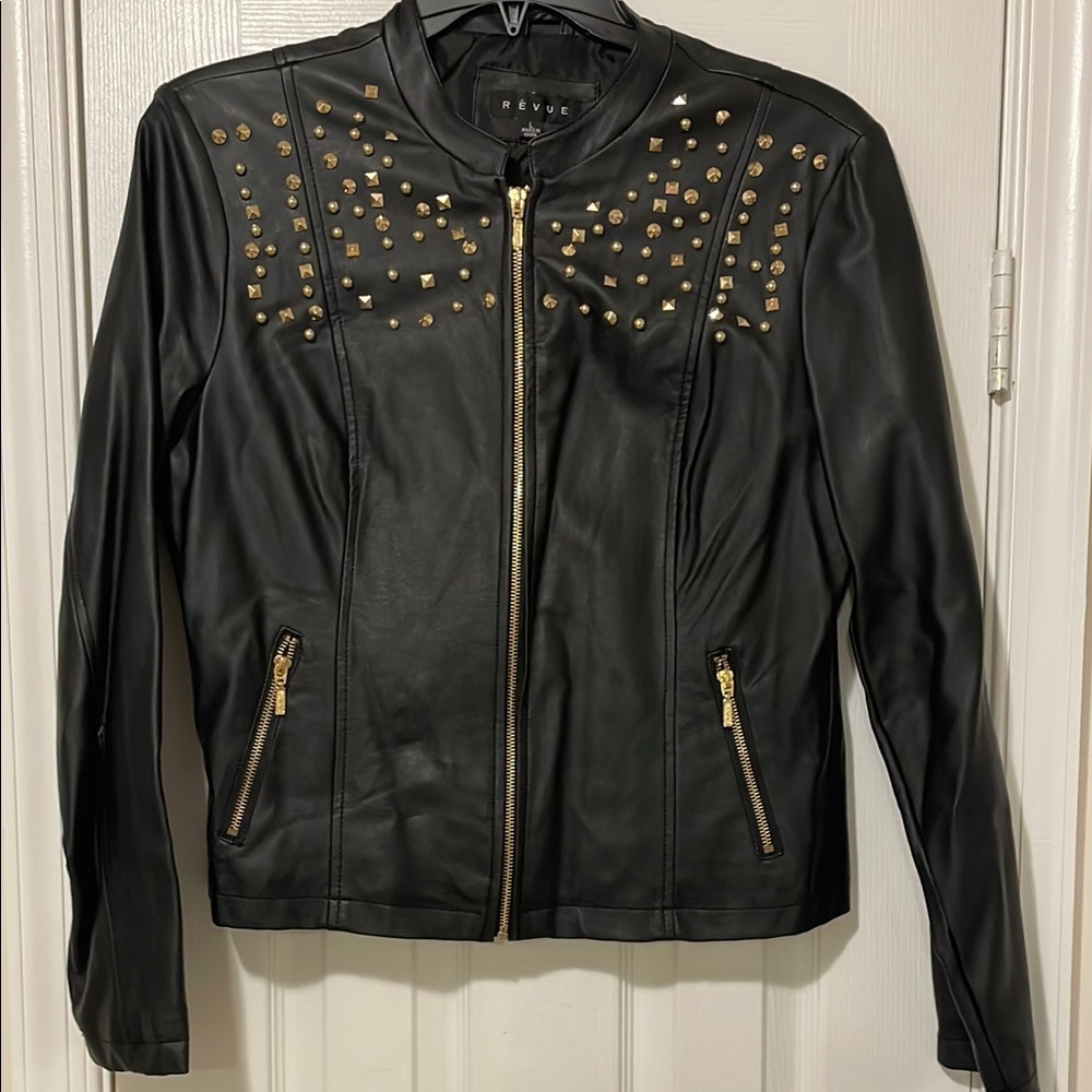 Black Studded Women's Jacket